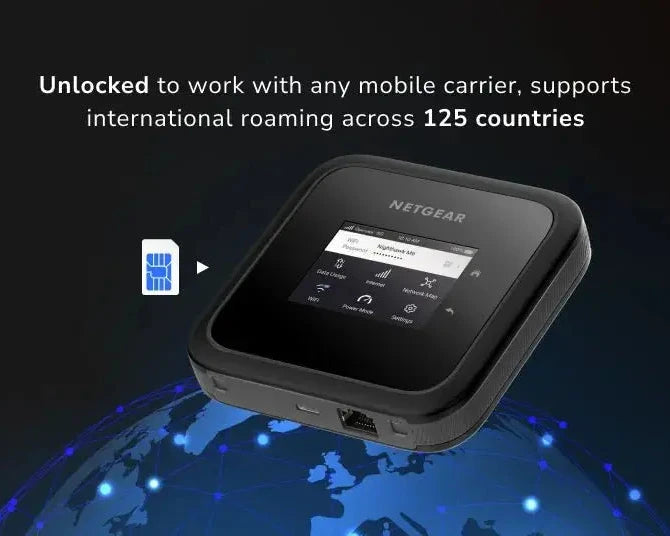 Netgear, Nighthawk M6, 5G, WiFi 6 Mobile Router. Unlocked. (MR6110) - tribz - NetGear 99760000078306