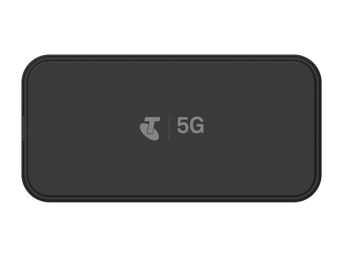 MiFi XPro 5G mobile hotspot in sleek black, compact size, and modern design.