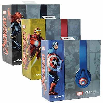 Marvel Collectors Edition, Black Widow SportWired, Microlite Headphones - tribz - SMS Audio 812184013284