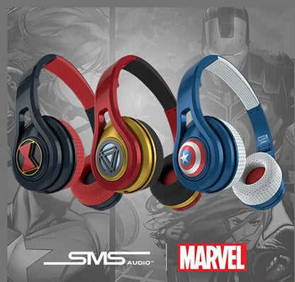 Marvel Collectors Edition, Black Widow SportWired, Microlite Headphones - tribz - SMS Audio 812184013284