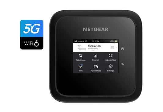 Netgear, Nighthawk M6, 5G, WiFi 6 Mobile Router. Unlocked. (MR6110) - tribz - NetGear 99760000078306